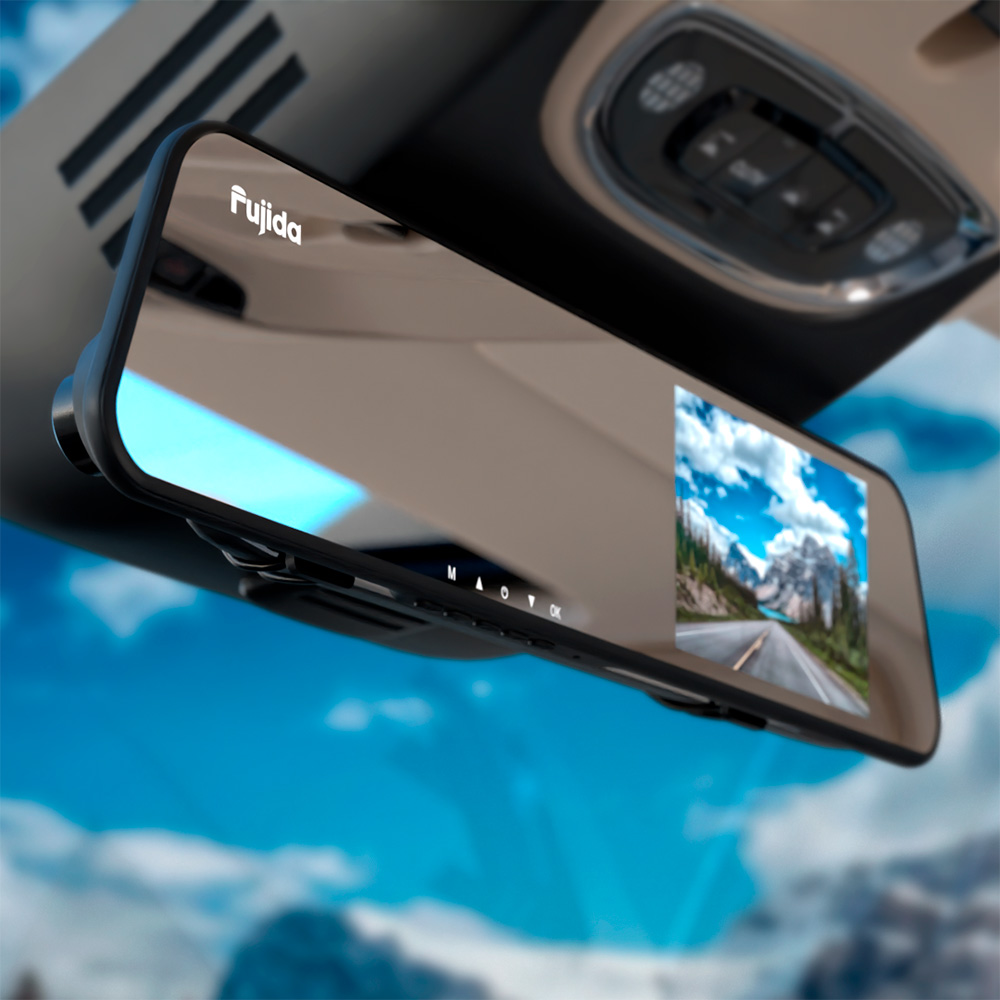 Fujida Zoom Blik Duo - видеорегистратор Full HD с двумя камерами и функцией парковки. Фото N9